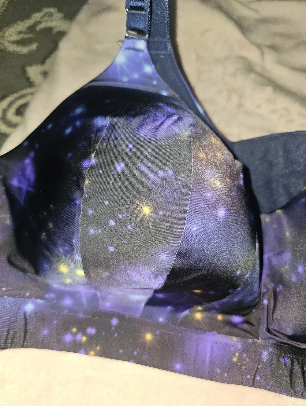 Torrid Bra 46B Purple Galaxy